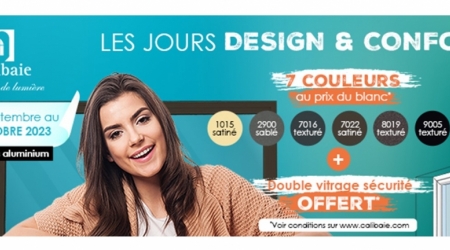 Les Jours Design et Confort Calibaie : les Menuiseries Aluminium