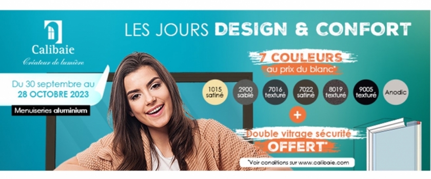 Les Jours Design et Confort Calibaie : les Menuiseries Aluminium