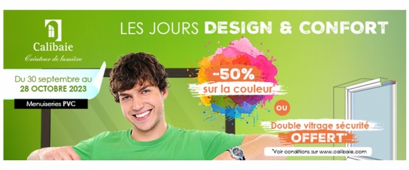 Les Jours Design et Confort Calibaie : les Menuiseries PVC