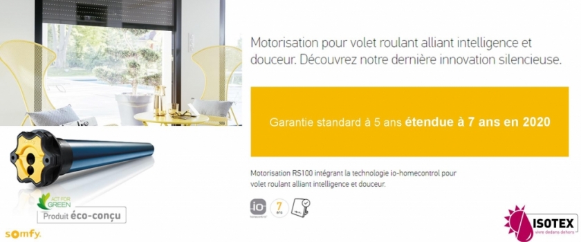 Volets roulants motorisés & connectés Somfy